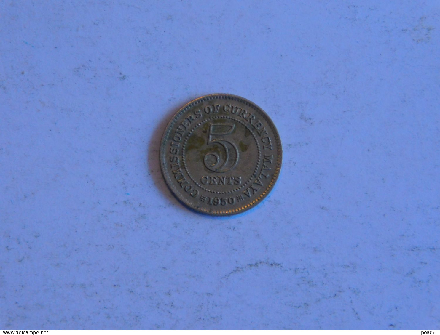 Malaysie Malaya 5 Five Cents 1950 - Malesia