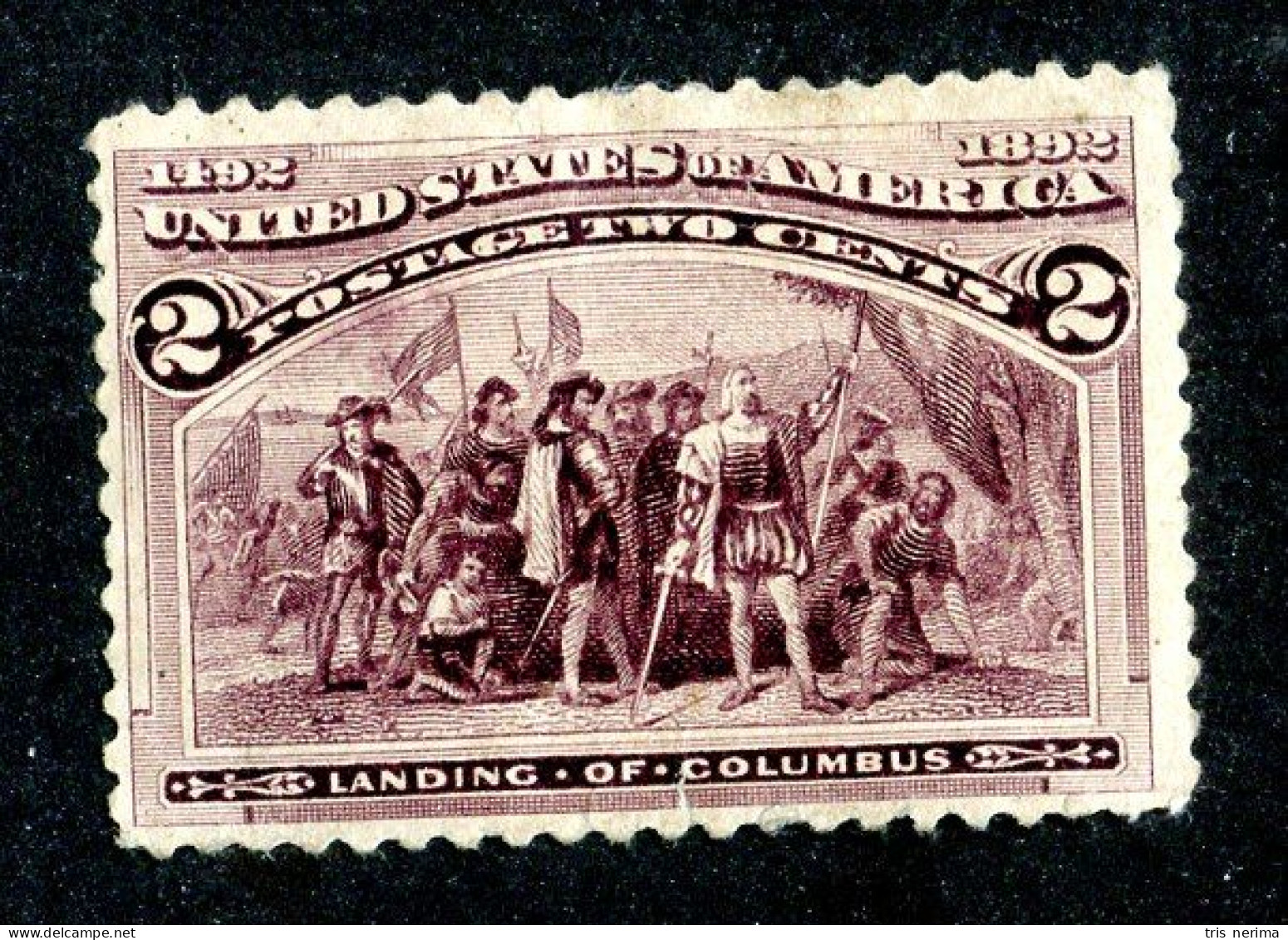 75 USA 1893 Scott # 231 M* (offers Welcome) - Unused Stamps