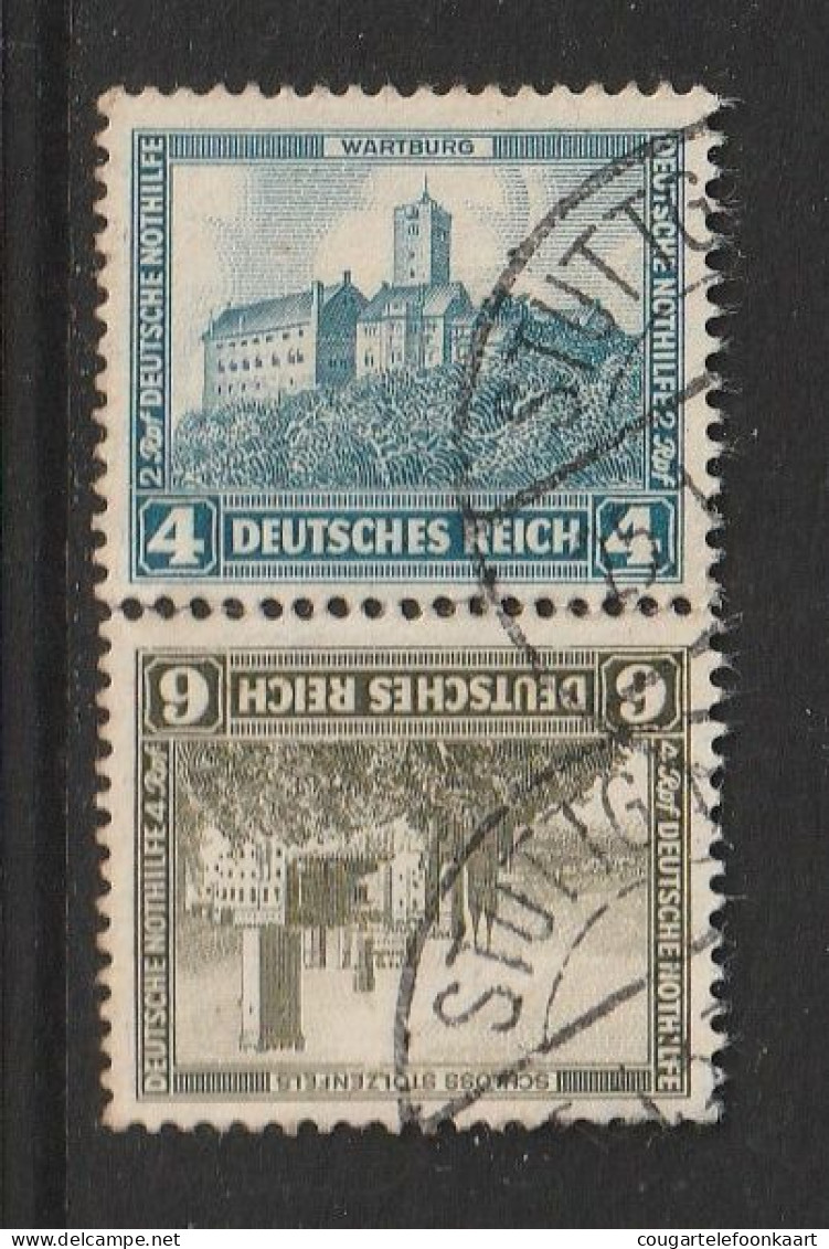 Nothilfe 1932, Combinatie SK 15, Gestempelt, 25€ Kat. - Booklets & Se-tenant