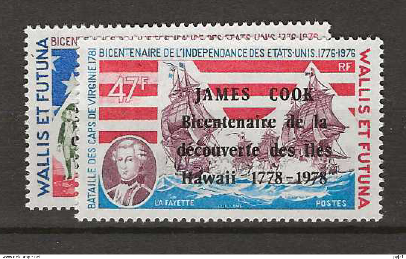 1978 MNH Wallis Et Futuna Mi 297-98 Postfris** - Unused Stamps