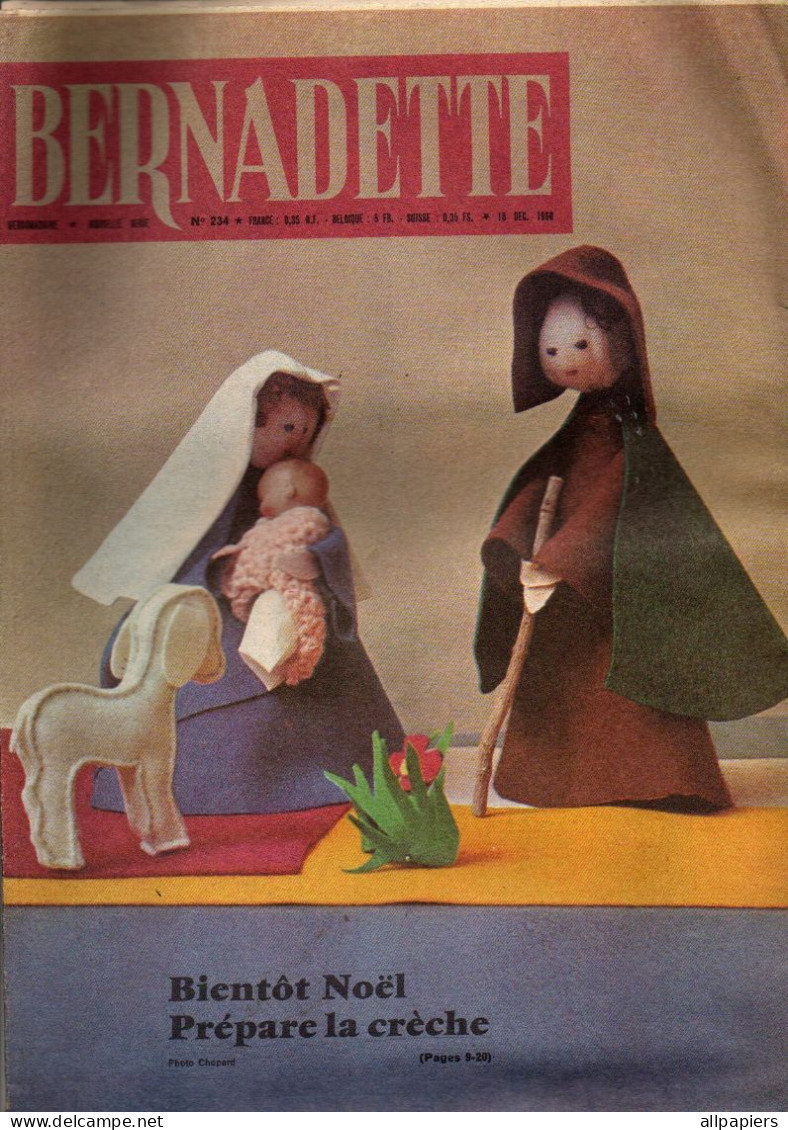 Bernadette N°234 L'héritière De Kerdoven - A Monter Et Découper Votre Crèche - Le Roi Des éléphants - Décorons La Table - Bernadette