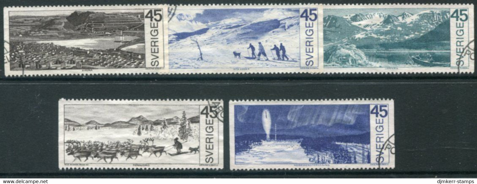 SWEDEN 1970 Tourism: North Sweden Used.  Michel 676-80 - Used Stamps