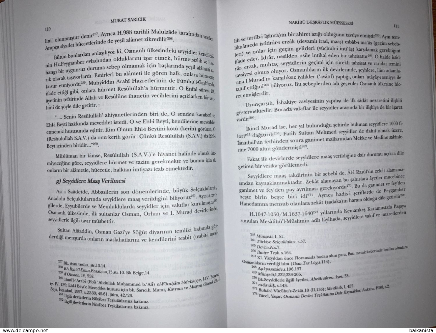 Osmanli Imparatorlugu'nda Nakibu'l-Esraflik Muessesi Ottoman Turkish History - Cultura