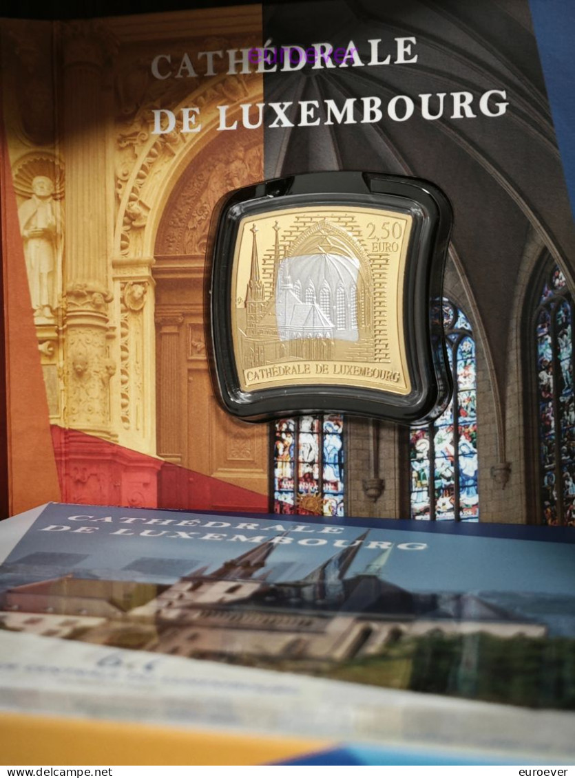 2.5 Euro Gedenkmünze 2023 Luxemburg / Luxembourg - Kathedrale Notre-Dame - Nordisches Gold - Luxemburg