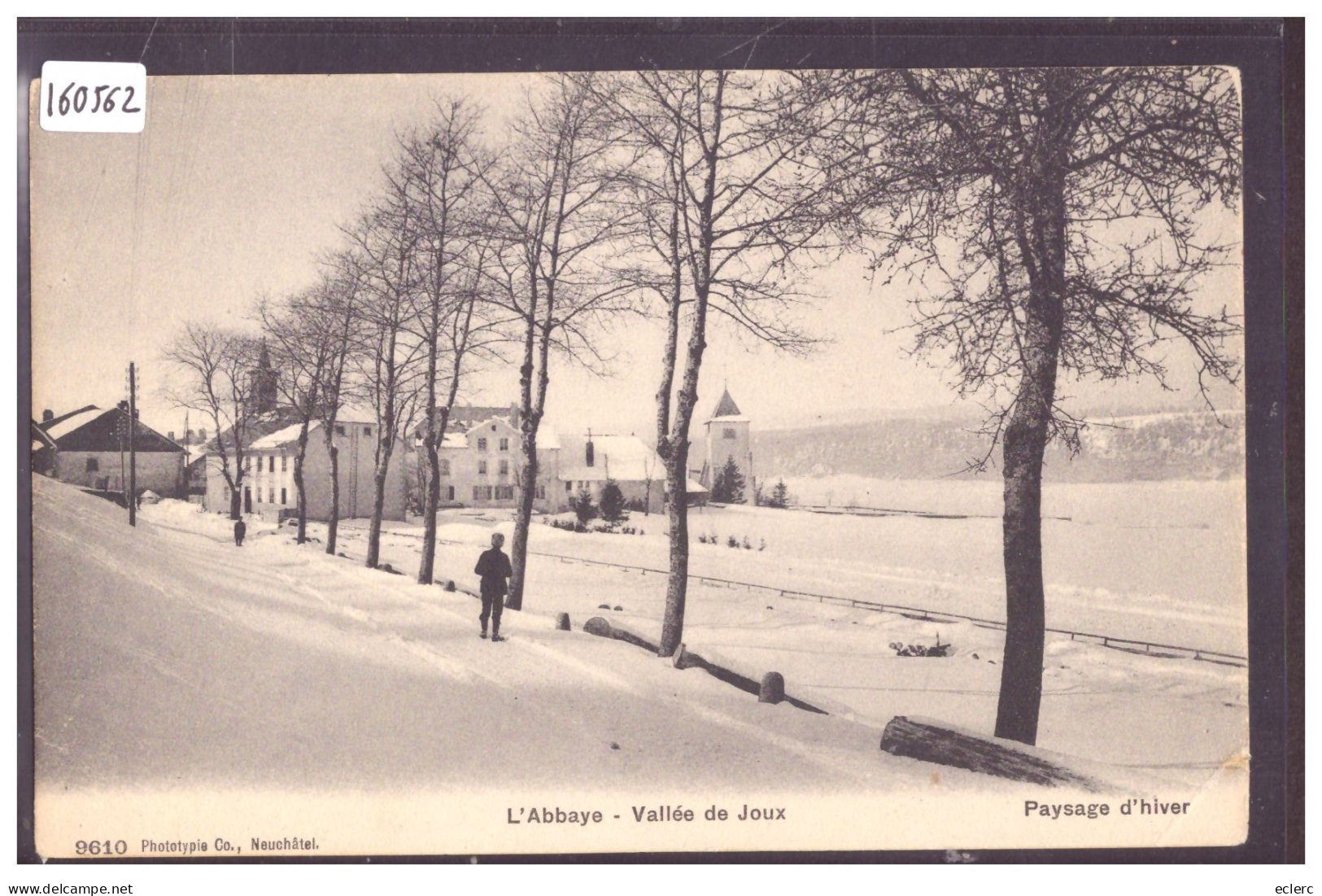 DISTRICT DE LA VALLEE - L'ABBAYE - CARTE NON CIRCULEE - TB - L'Abbaye