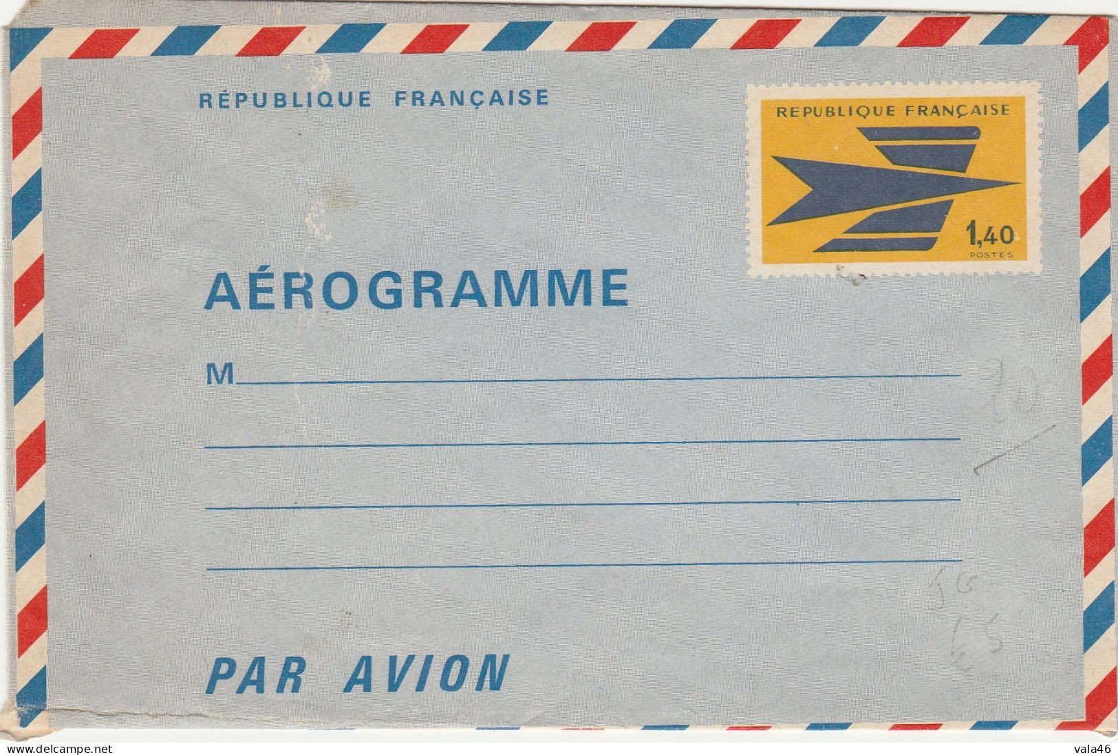 THEME AVIATION    AEROGRAMME N° 1003 AER. NEUF - Aviones