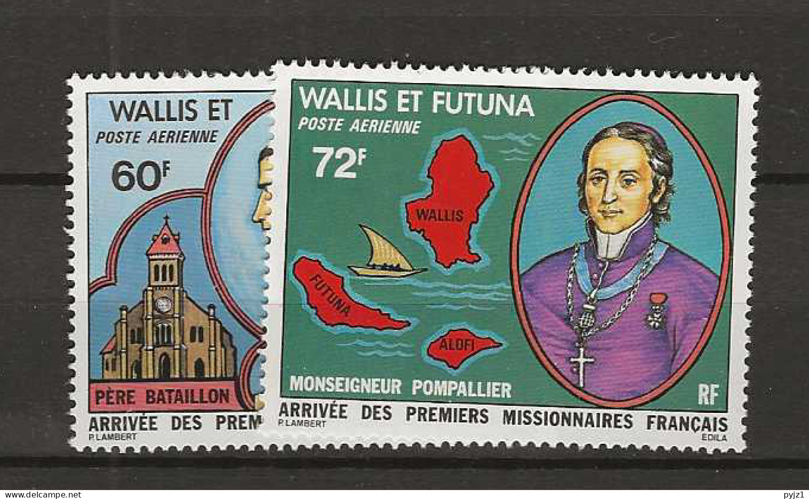 1978 MNH Wallis Et Futuna Mi 305-06 Postfris** - Unused Stamps