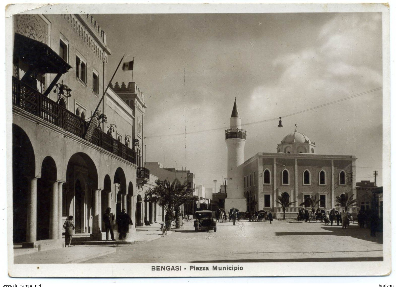XLYB.55  BENGASI - Piazza Municipio - Libia