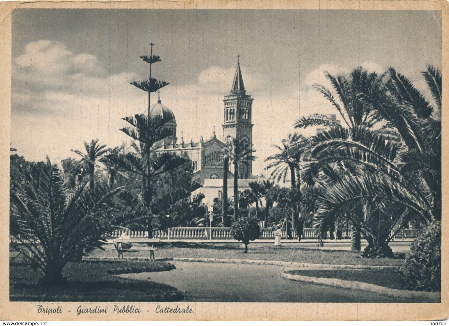 XLYB.65  TRIPOLI - Giardini Pubblici - Cattedrale - Libia