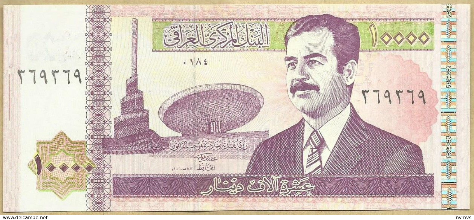 Iraque - 10000 Dinares 2002 - Iraq