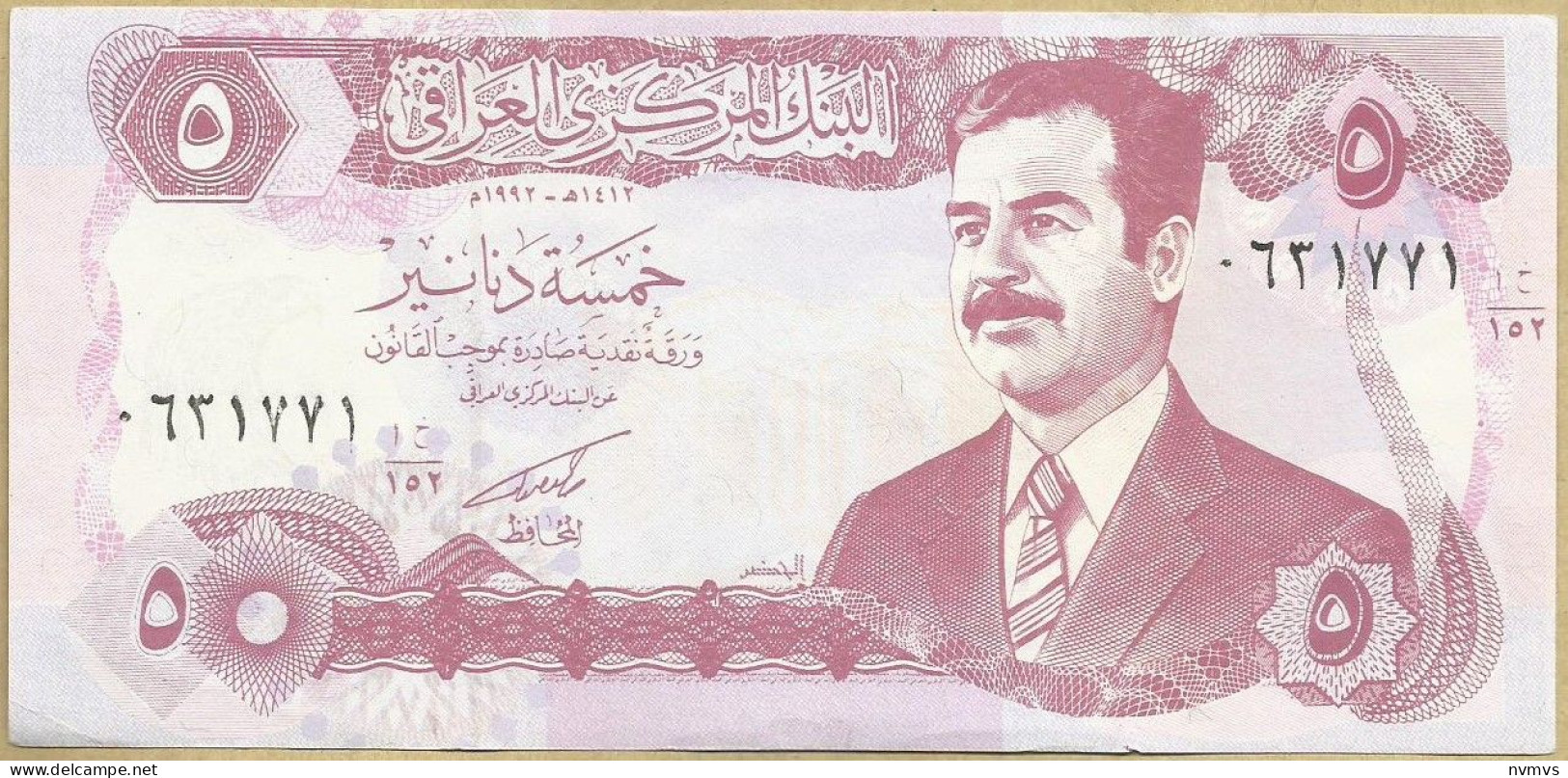 Iraque - 5 Dinares 1992 - Iraq