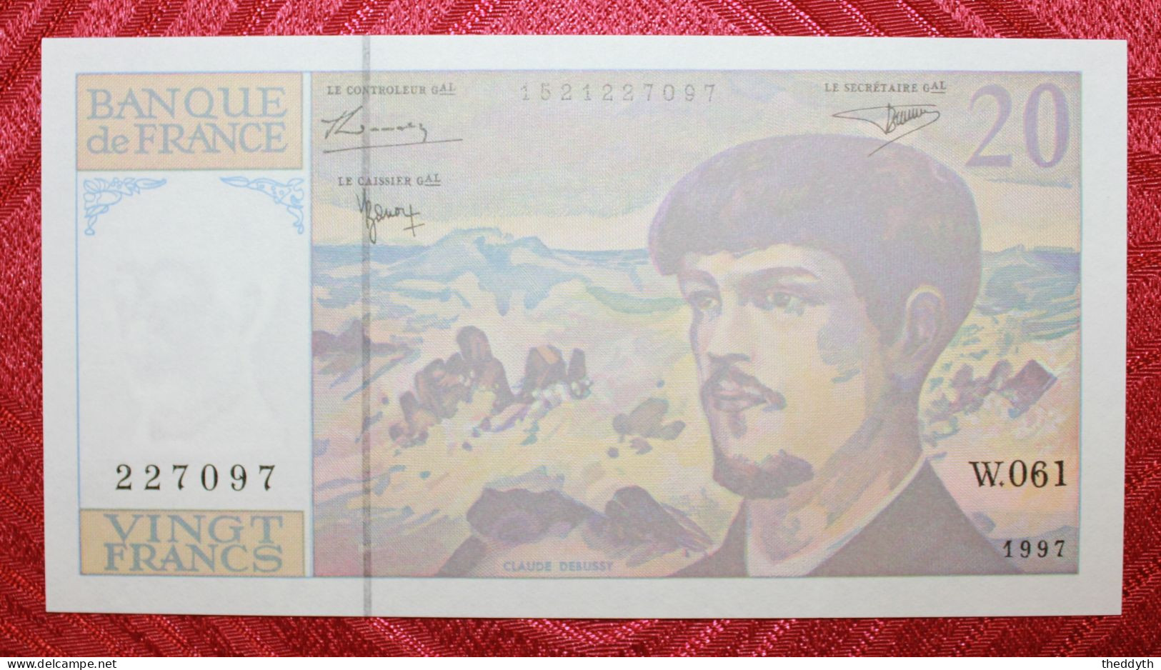 Billet 20 Francs Debussy 1997 / W.061-227097 / NEUF - 20 F 1980-1997 ''Debussy''