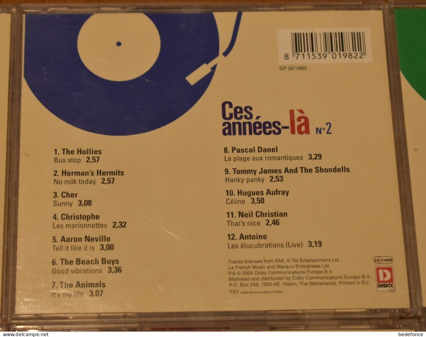 Ces années-là - Hits - 1965 à 1973 - lot de 9 cd - de 2004