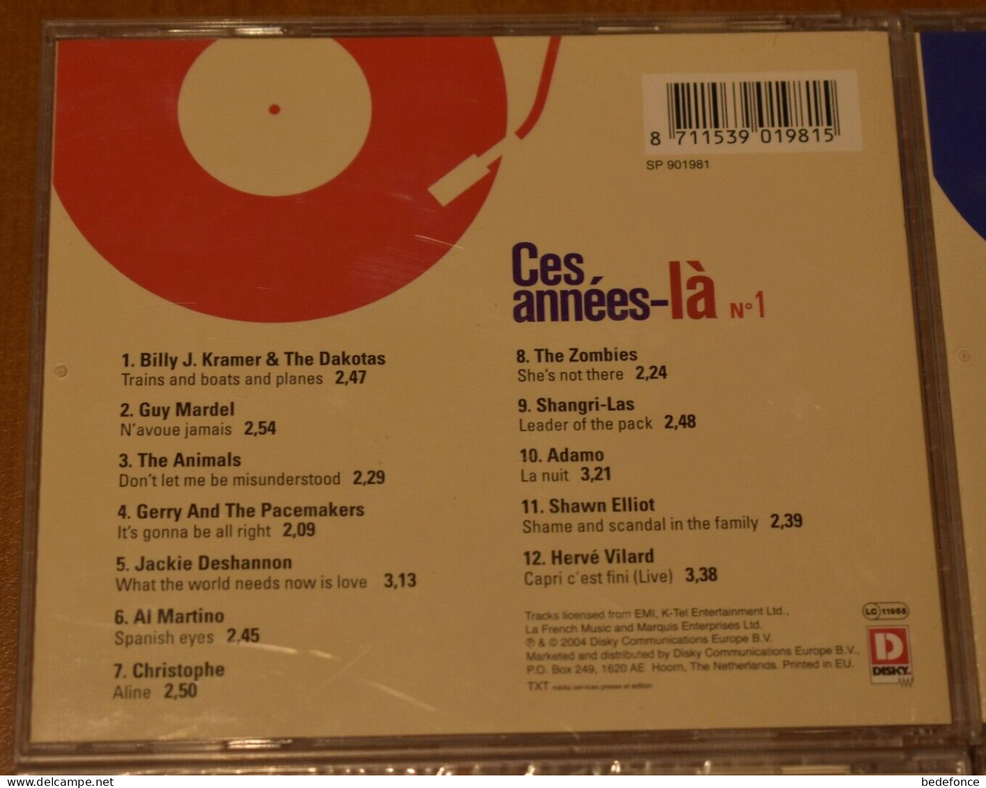 Ces années-là - Hits - 1965 à 1973 - lot de 9 cd - de 2004