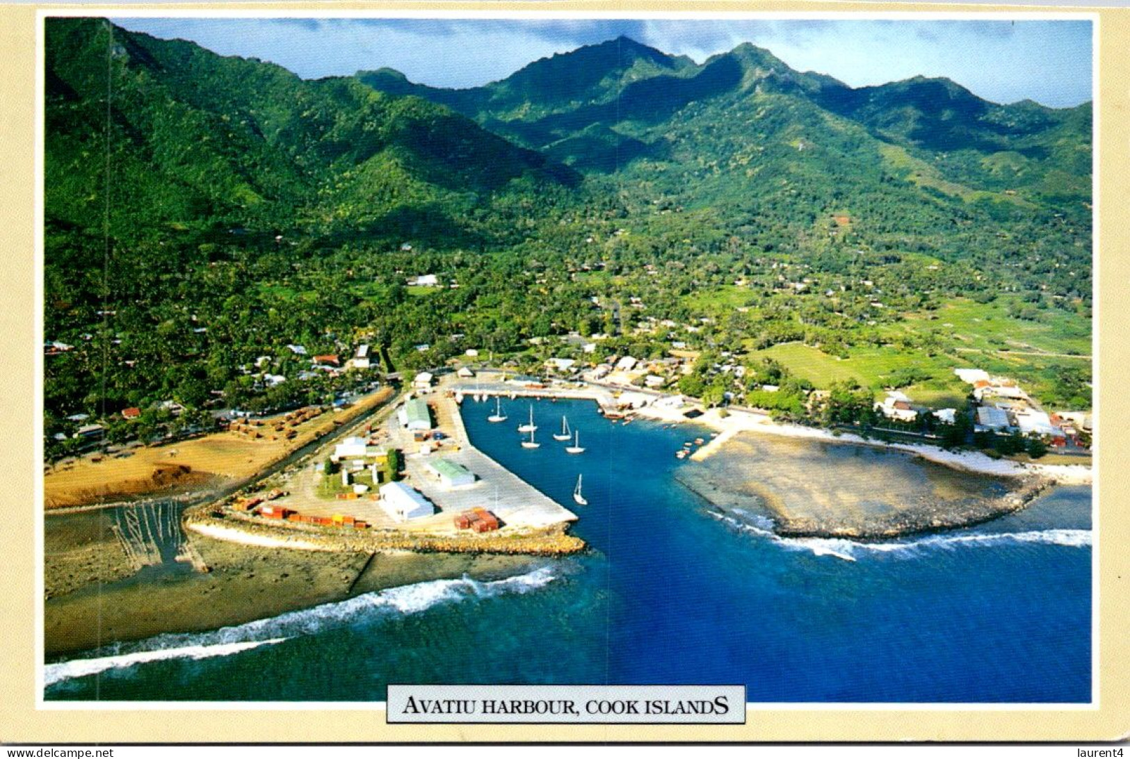 20-11-2023 (2 V 47) Cook Islands (posted To Australia In 1995) - Avatiu Harbour - Cook