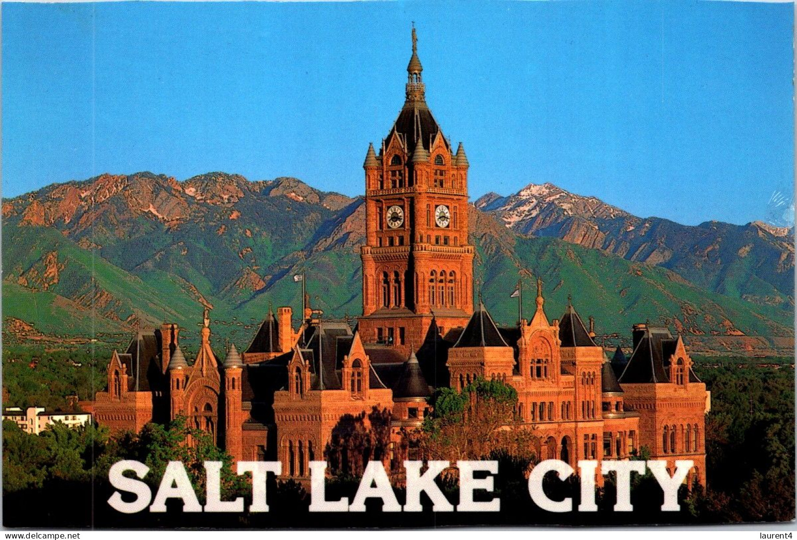 20-11-2023 (2 V 47) USA (posted To Australia In 1999) - Salt Lake City Building - Salt Lake City