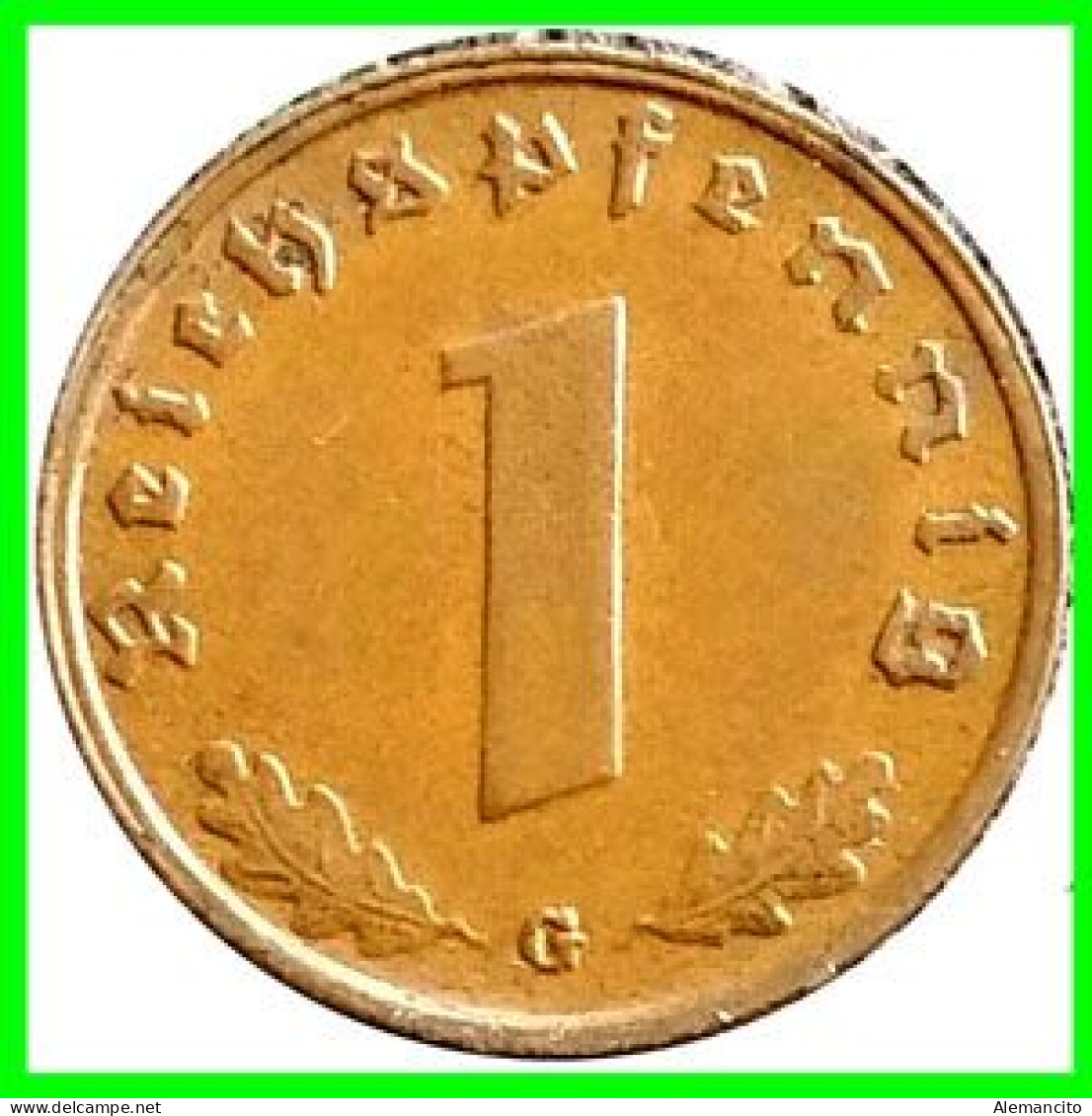 GERMANY - ALEMANIA DEUTFCHES REICH SERIE DE 4 MONEDAS DE 0.01 REICHSPFENNIG AÑO 1940 BRONCE 2ª GUERRA MUNDIAL - 1 Reichspfennig