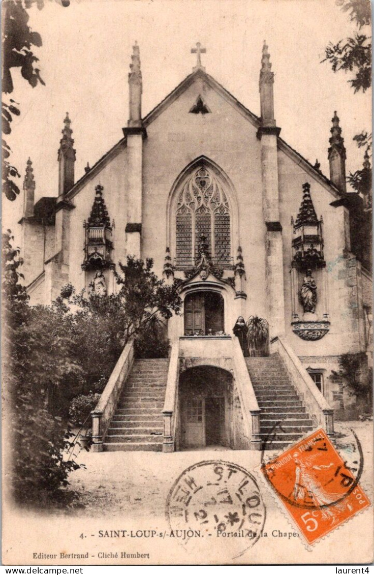 20-11-2023 (2 V 48) FRANCE (very Old - Posted 1921) Chapelle De Saint Loup S/ Aujon - Kirchen U. Kathedralen