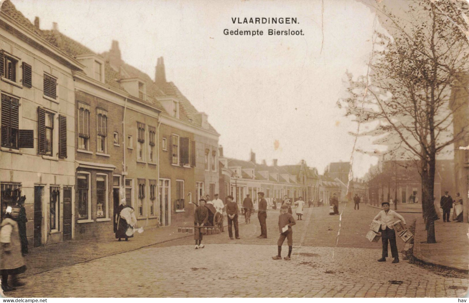 Vlaardingen Gedempte Biersloot Oude Fotokaart 2674 - Vlaardingen