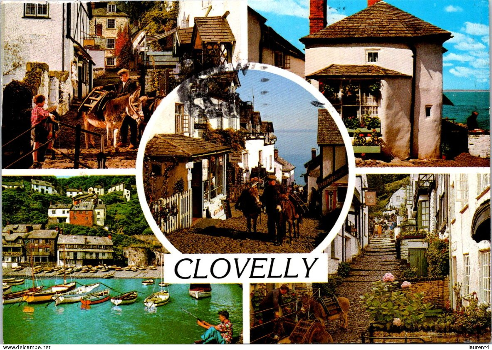 20-11-2023 (2 V 50) UK (posted To Australia 1989) Clovelly Village - Clovelly