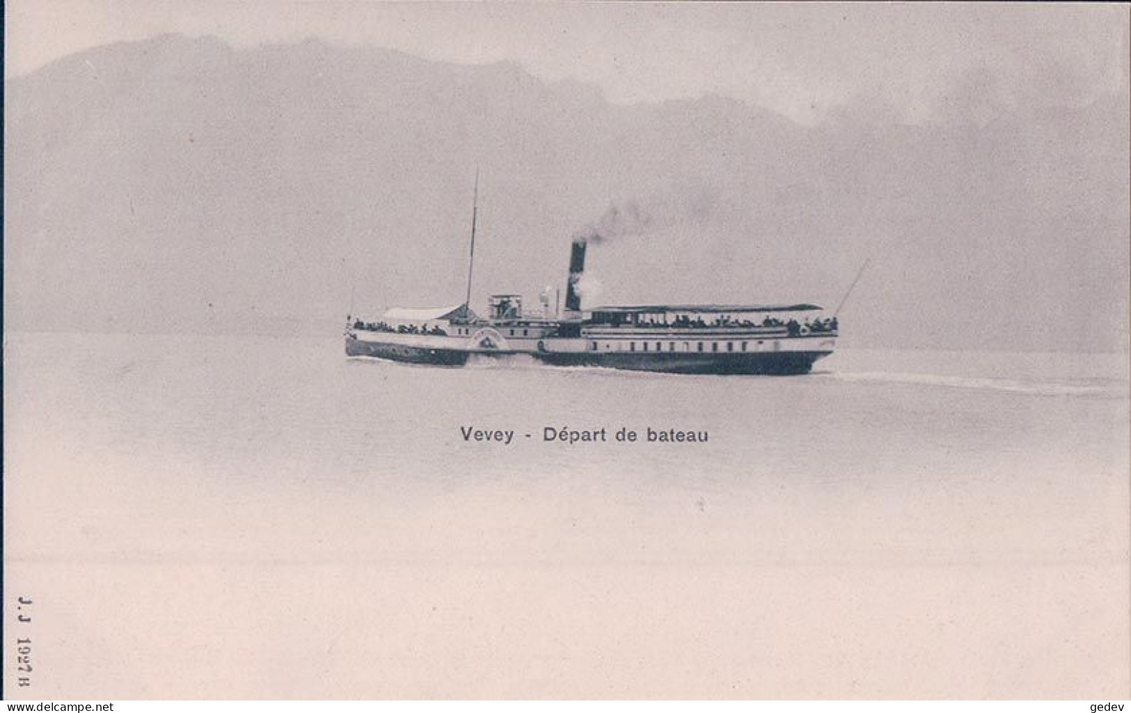 Bateau à Vapeur Du Léman "BONIVARD" (1927) - Vufflens-le-Château