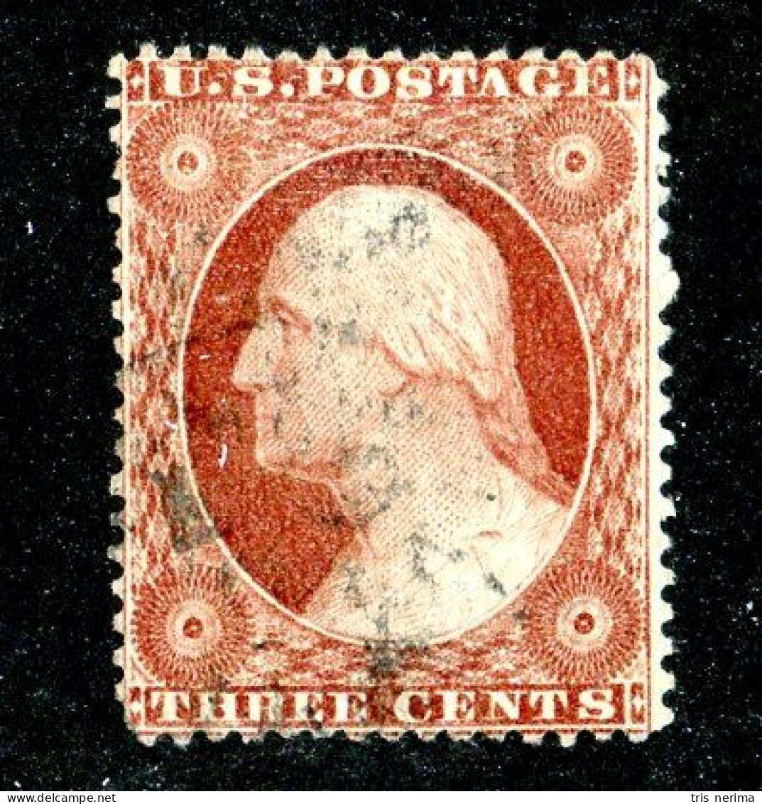 174 USA 1855 Scott # 25 Used (offers Welcome) - 1845-47 Postmaster Provisionals