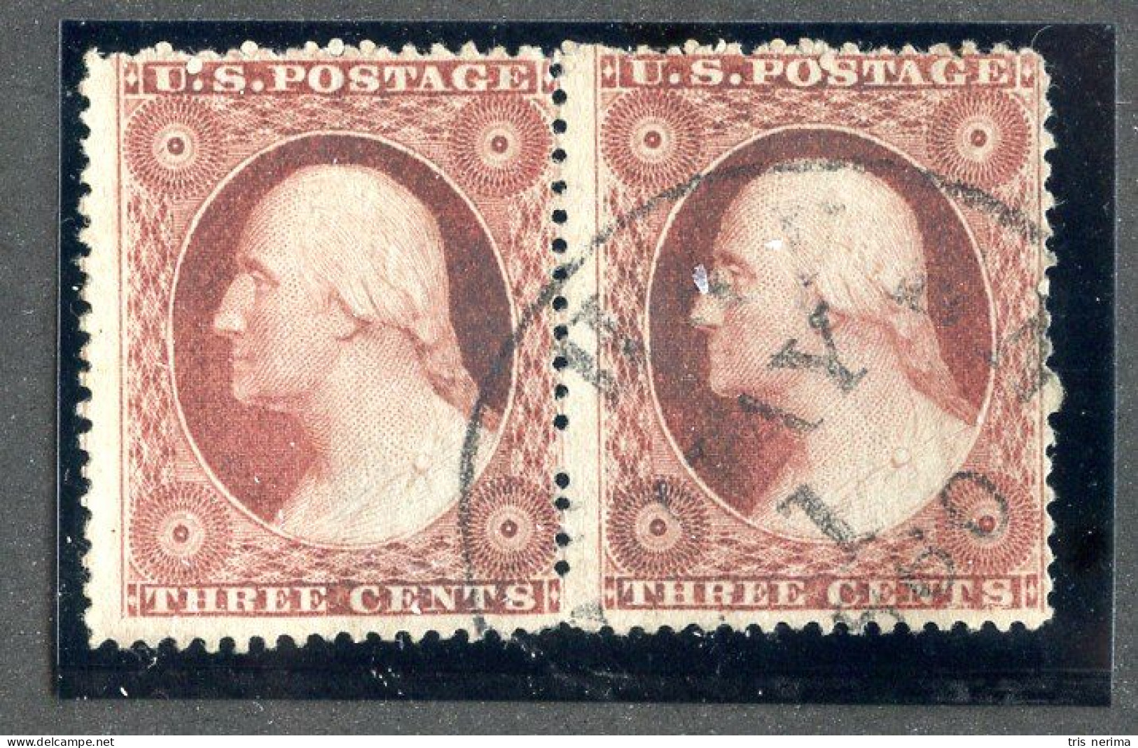 176 USA 1855 Scott # 26A Type IV  Used (offers Welcome) - 1845-47 Voorlopige Uitgaves