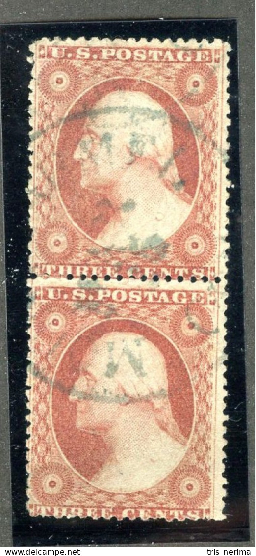 177 USA 1855 Scott # 26 Type III  Used (offers Welcome) - 1845-47 Voorlopige Uitgaves