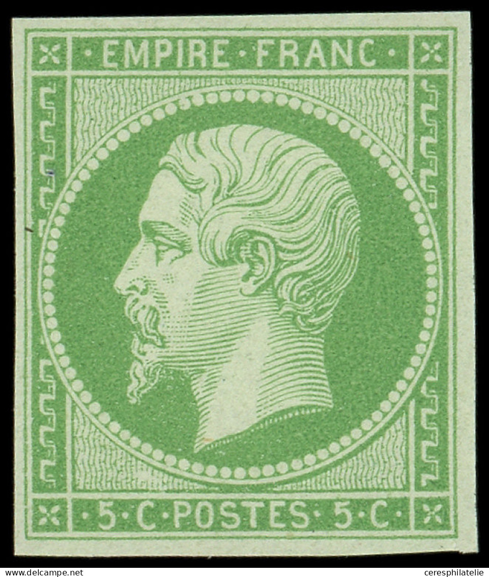 ** EMPIRE NON DENTELE - 12    5c. Vert, Fraîcheur Postale, Superbe - 1853-1860 Napoléon III.