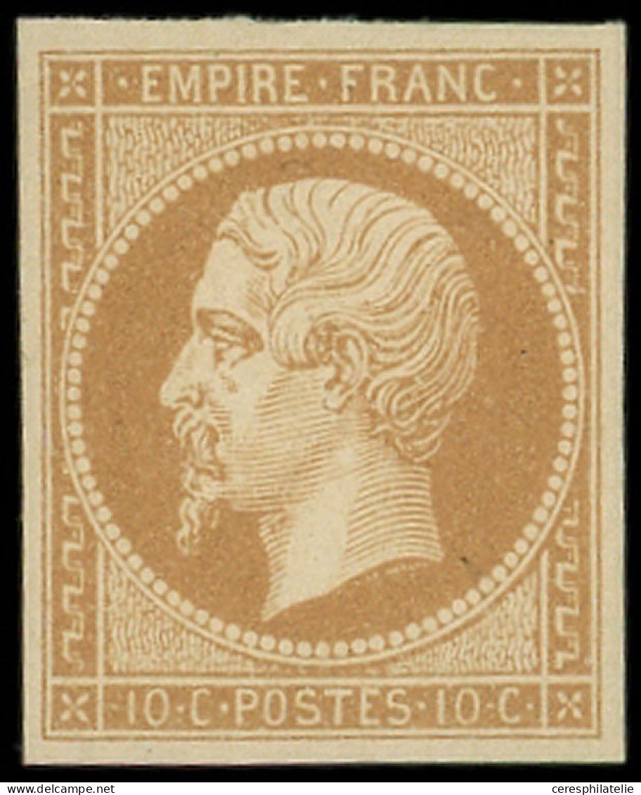 ** EMPIRE NON DENTELE - 13B  10c. Brun Clair, T II, Frais Et TB. S - 1853-1860 Napoleon III