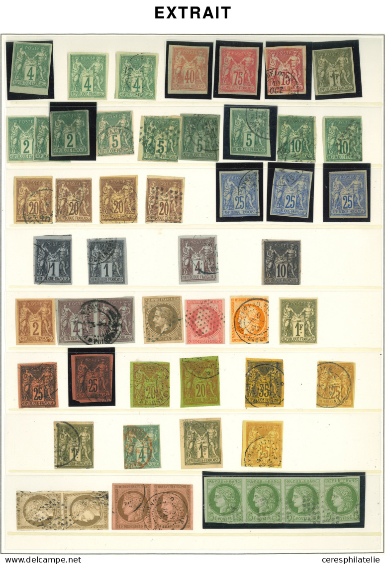 Collection En Album, Timbres Neufs, Oblitérés. Très Bel Ensemble Quasi Complet Avec Timbres Neufs En Blocs, Oblitération - Other & Unclassified