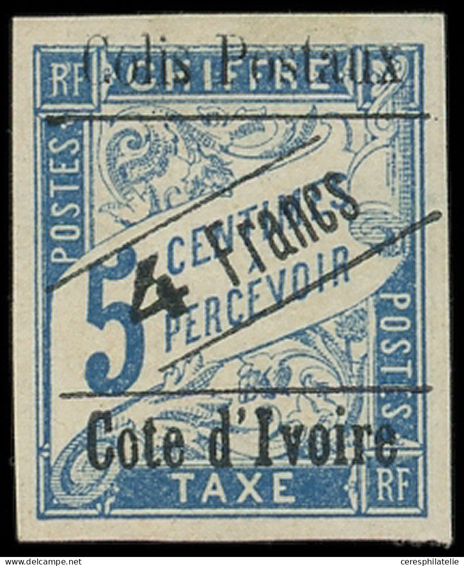 * COTE D'IVOIRE Colis Postaux 16 : 4f. S. 5c. Bleu, TB - Autres & Non Classés