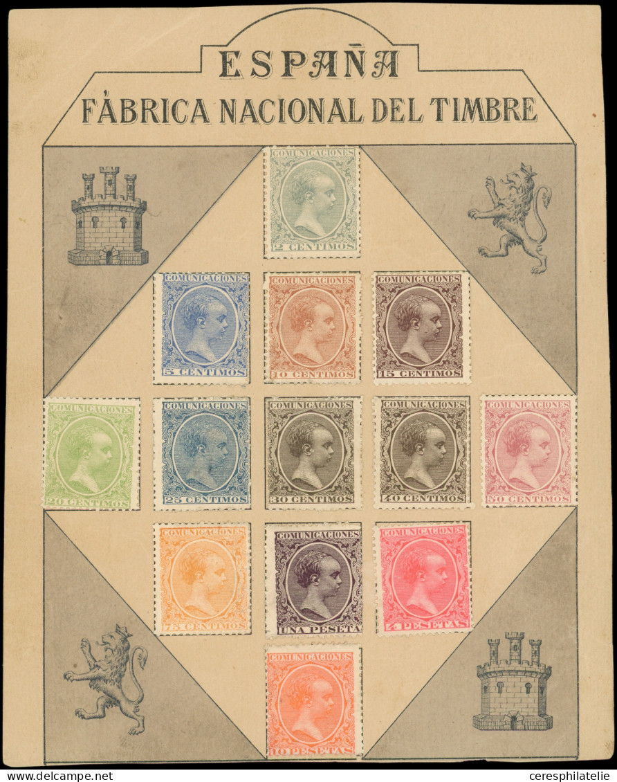 (*) ESPAGNE 196, 198, 200 Et 202/11 : Alphonse XIII De 1889/99, TB - Unused Stamps