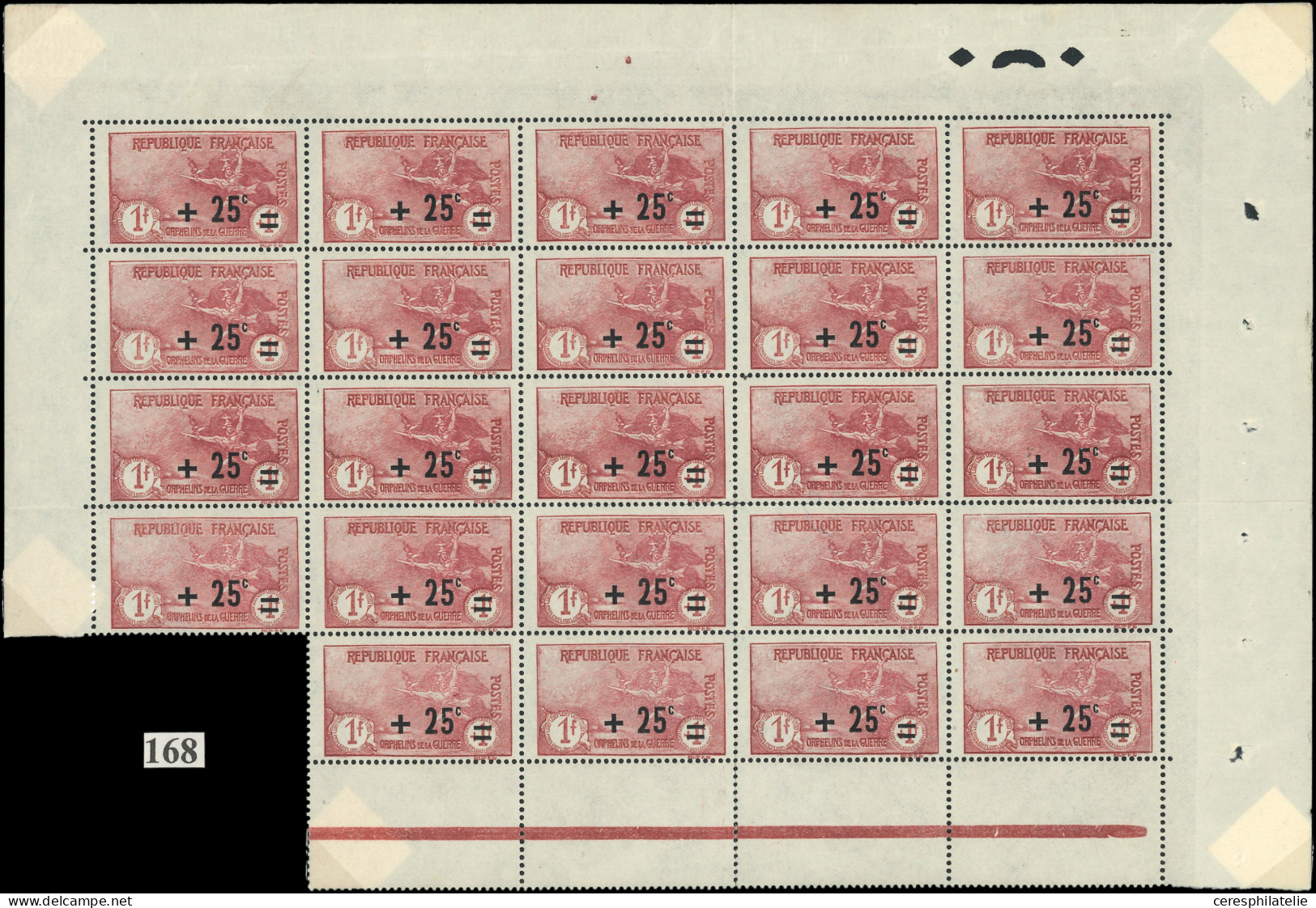 N°162/69, 2e Série Orphelins, Par Multiples Neufs Ou Obl., Dont ** N°168 BLOC De 24 Et 2 Blocs De 4, 1 Série Complète Ne - Verzamelingen (in Albums)