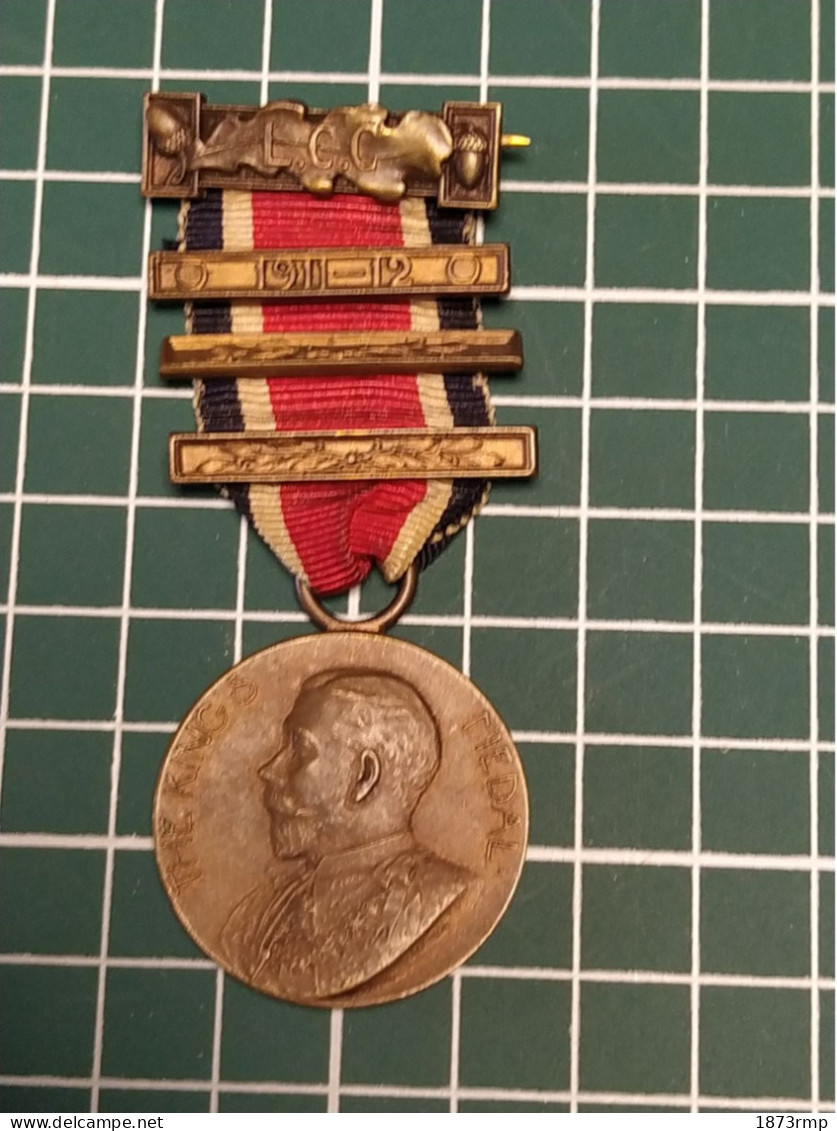 MEDAILLE KING'S MEDAL 1911.1912, GEORGE V, GRANDE BRETAGNE, ANGLETERRE - Groot-Brittannië