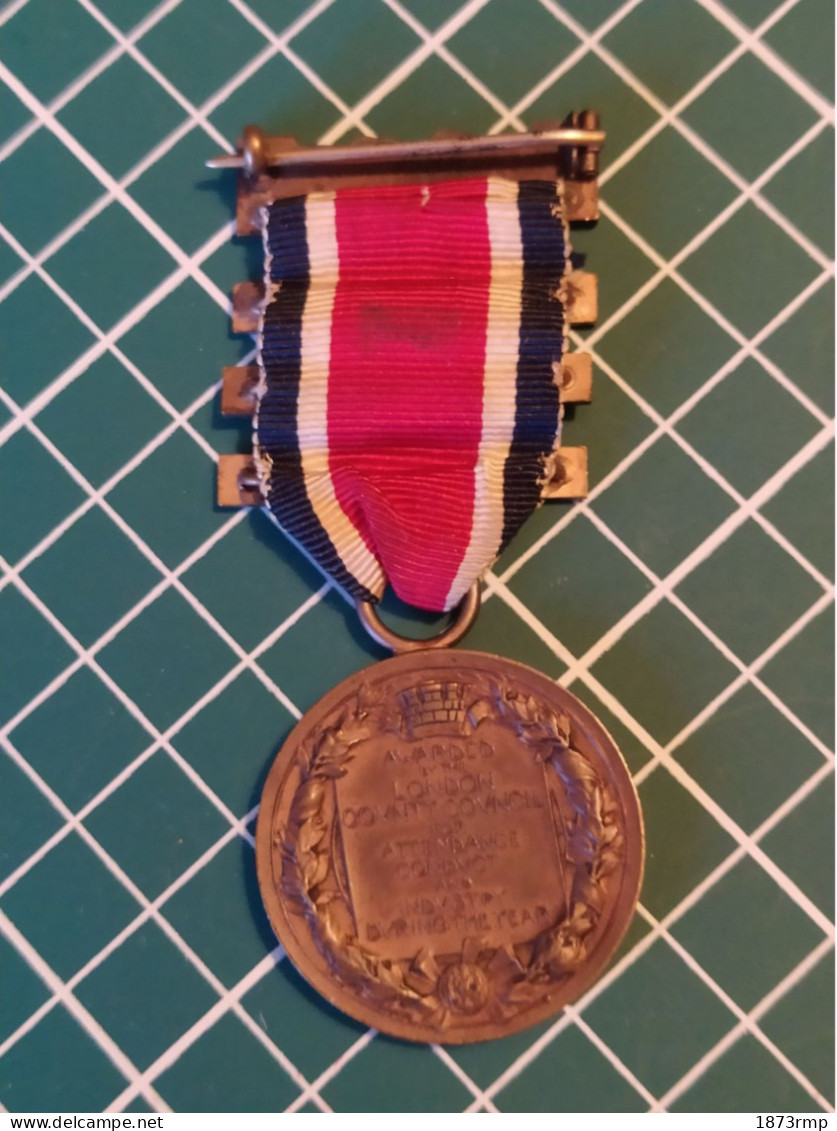 MEDAILLE KING'S MEDAL 1911.1912, GEORGE V, GRANDE BRETAGNE, ANGLETERRE - Gran Bretaña