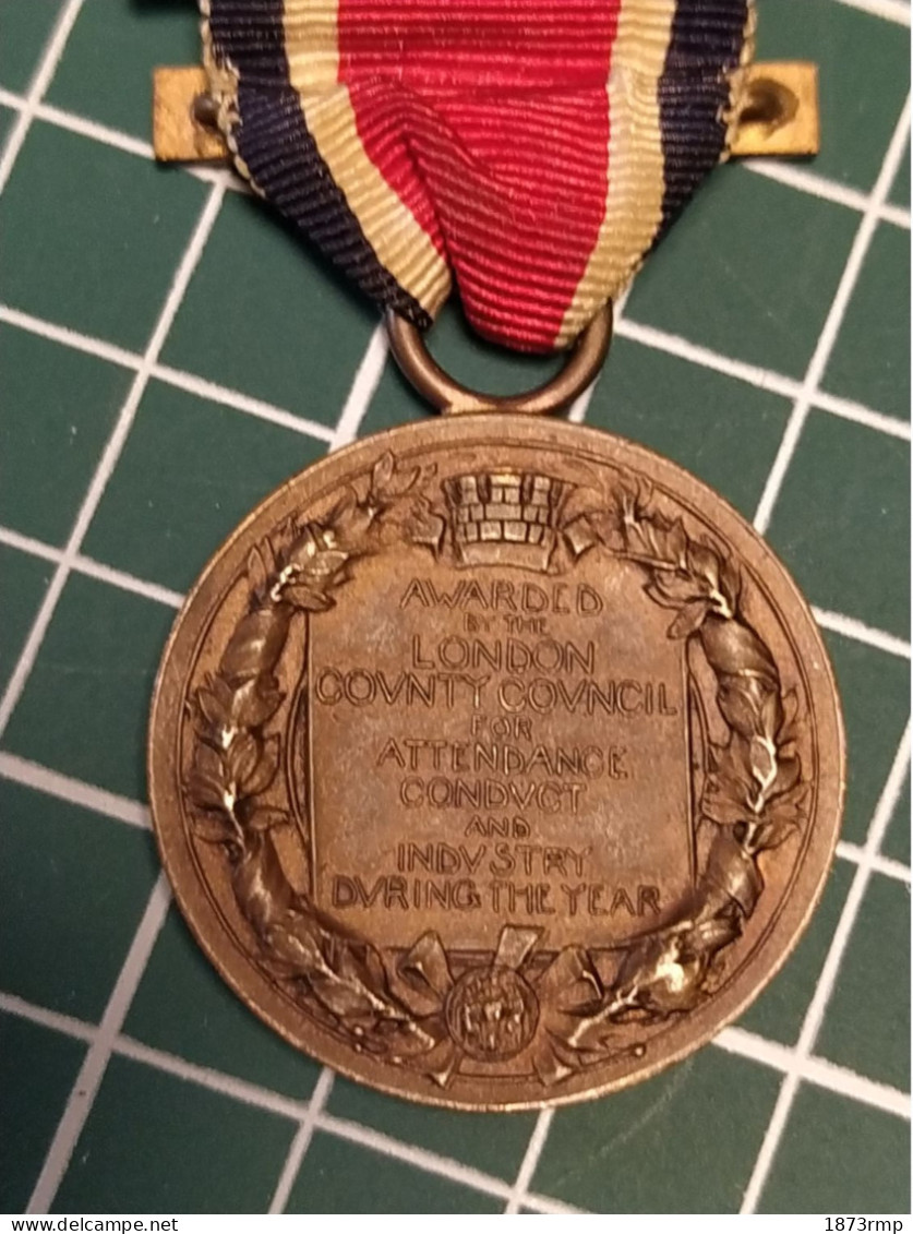 MEDAILLE KING'S MEDAL 1911.1912, GEORGE V, GRANDE BRETAGNE, ANGLETERRE - Grande-Bretagne