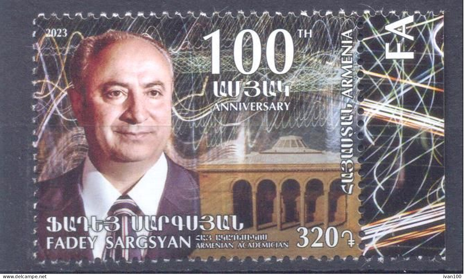 2023. Armenia,  Birth Centenary Of F. Sargsyan, Academician, 1v,  Mint/** - Armenia