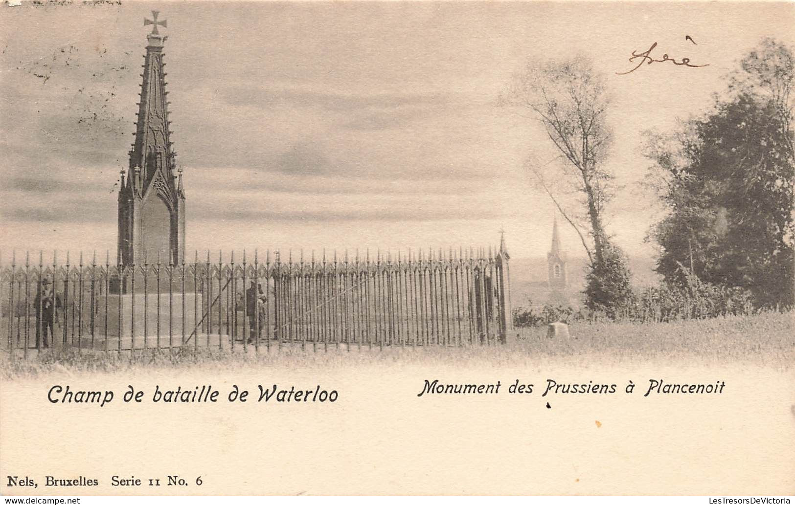 BELGIQUE - Plancenoit - Champ De Bataille De Waterloo - Monument Des Prussiens à Plancenoit - Carte Postale Ancienne - Waterloo