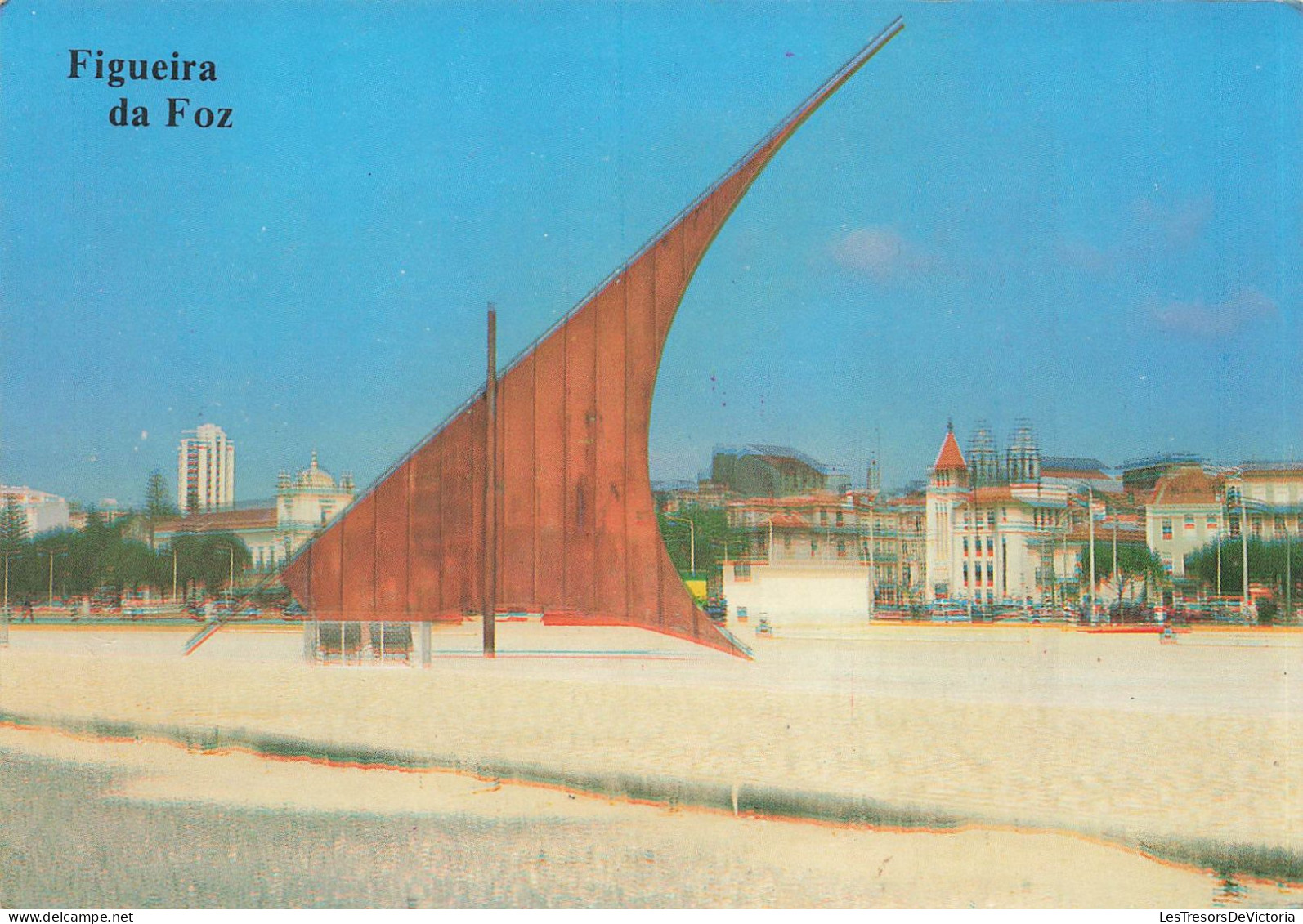 PORTUGAL - Coimbra - Figueira Da Foz - Plage - Nova Fotografia Feita Em Agosto De 1986 - Carte Postale - Coimbra