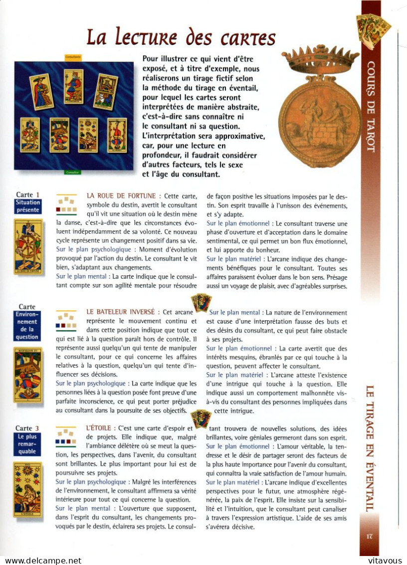 Facicule N° 4 L'art Des Tarots Mode D'emploi N°4 - Tarot-Karten