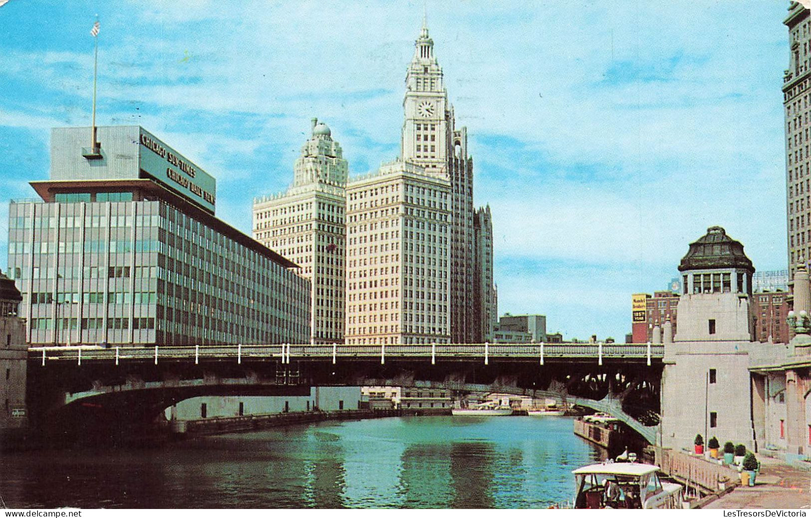 ETATS-UNIS - Chicago - The Chicago River - Colorisé - Carte Postale - Chicago