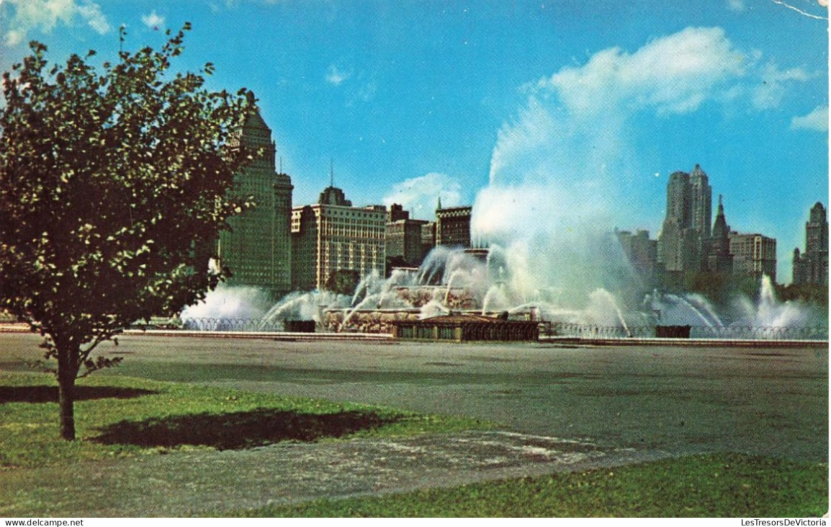 ETATS-UNIS - Chicago - The Buckingham Fountain - Colorisé - Carte Postale - Chicago