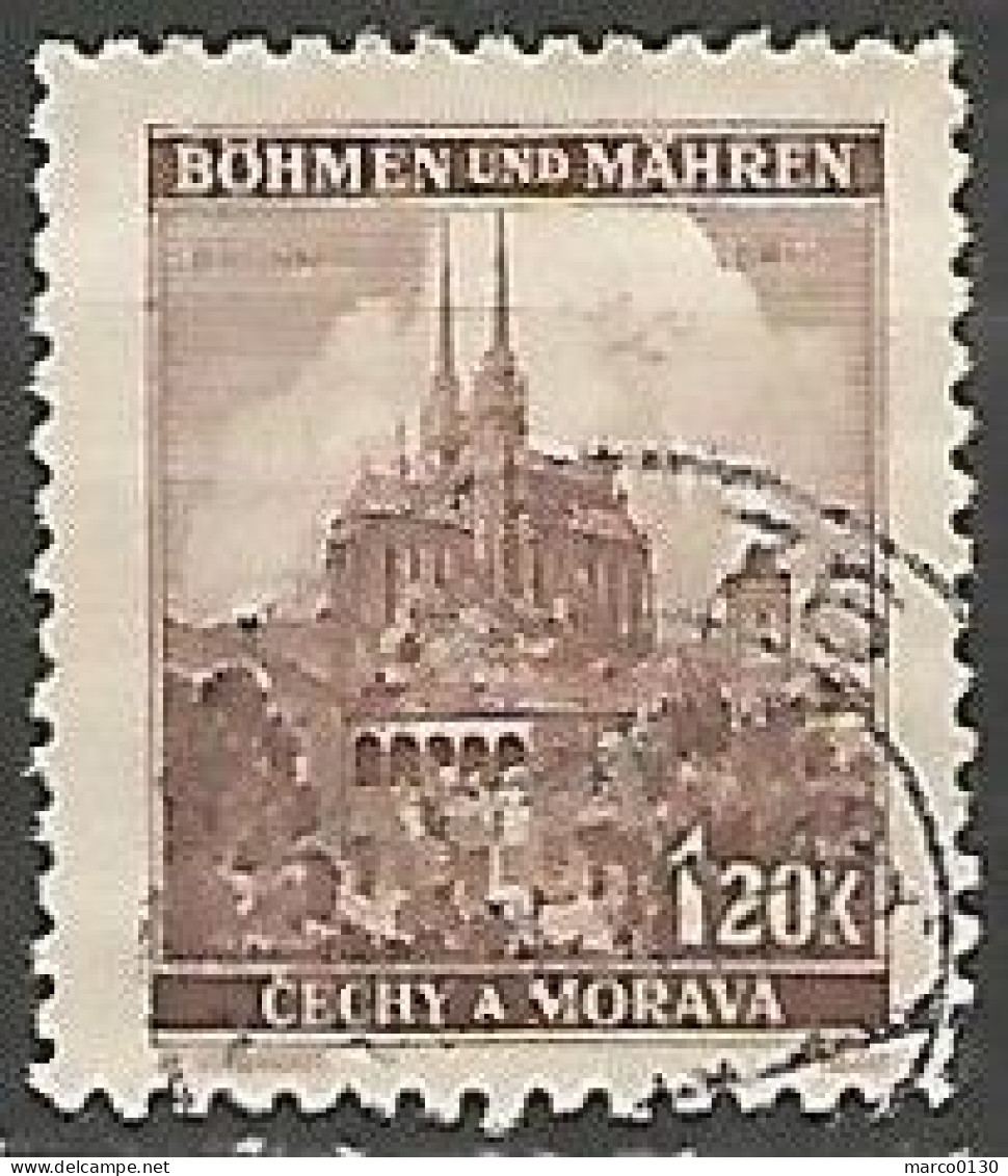 BOHEME & MORAVIE  N° 49 OBLITERE - Used Stamps