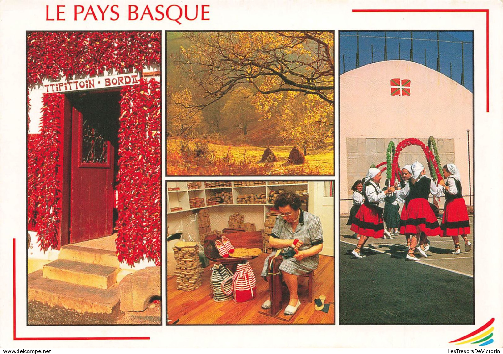 FRANCE - Images De France - Le Pays Basque - Les Piments - Sandalier - Folklore - Carte Postale - Other