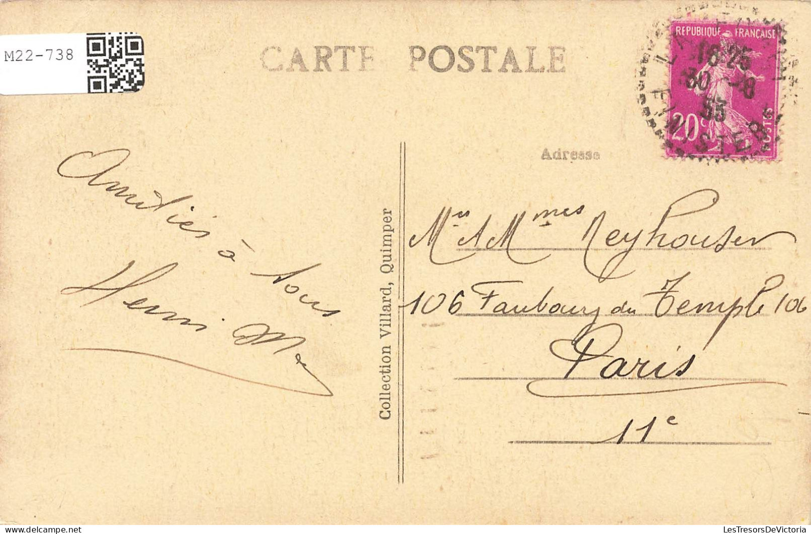 COUPLE - Autour Des Lits-Clos - On Souffle La Chandelle Et On Ferme Le Lit Clos - Carte Postale Ancienne - Coppie