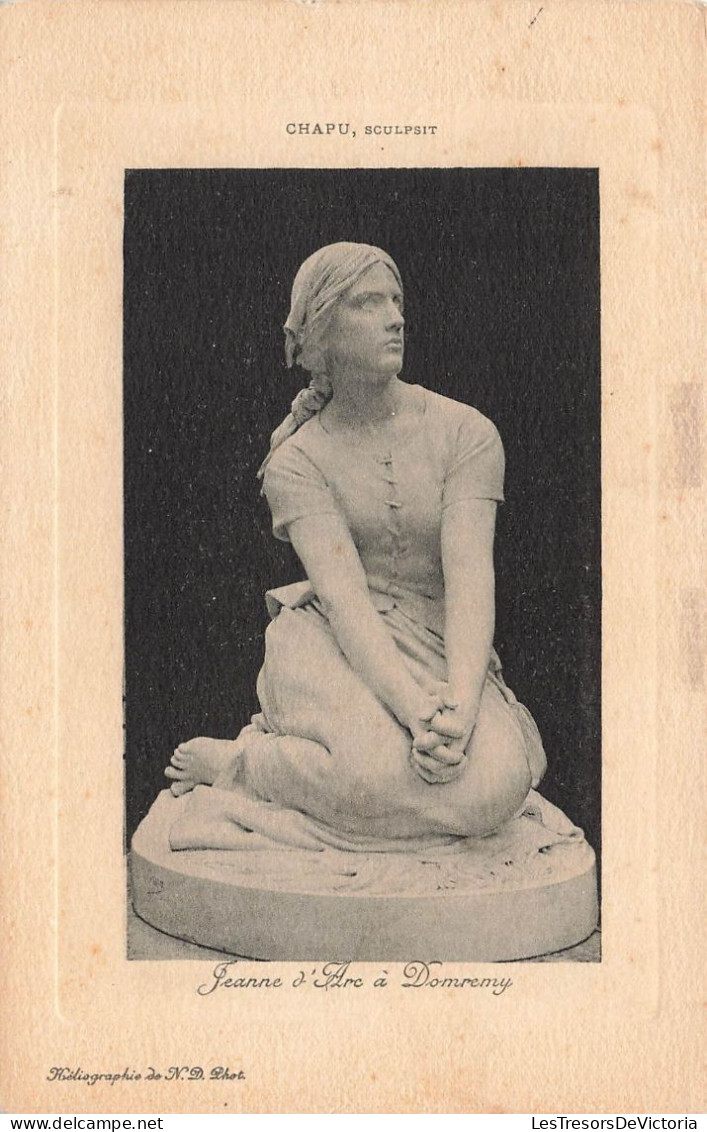 ARTS - Sculptures - Jeann D'Arc à Domremy - Carte Postale Ancienne - Sculptures