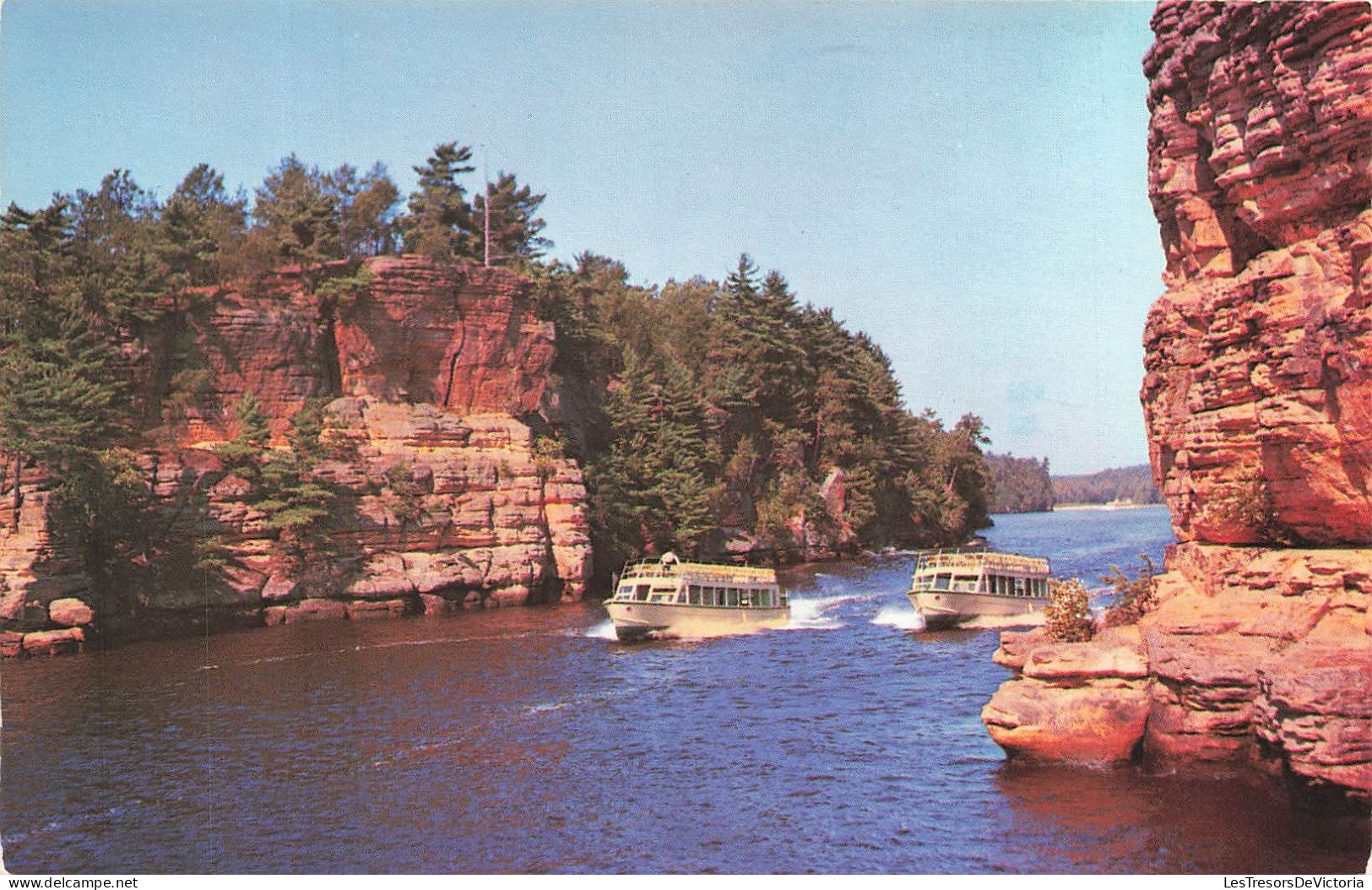 ETATS-UNIS - Wisconsin River - The Jaws Of The Dells  - Colorisé - Carte Postale - Andere & Zonder Classificatie