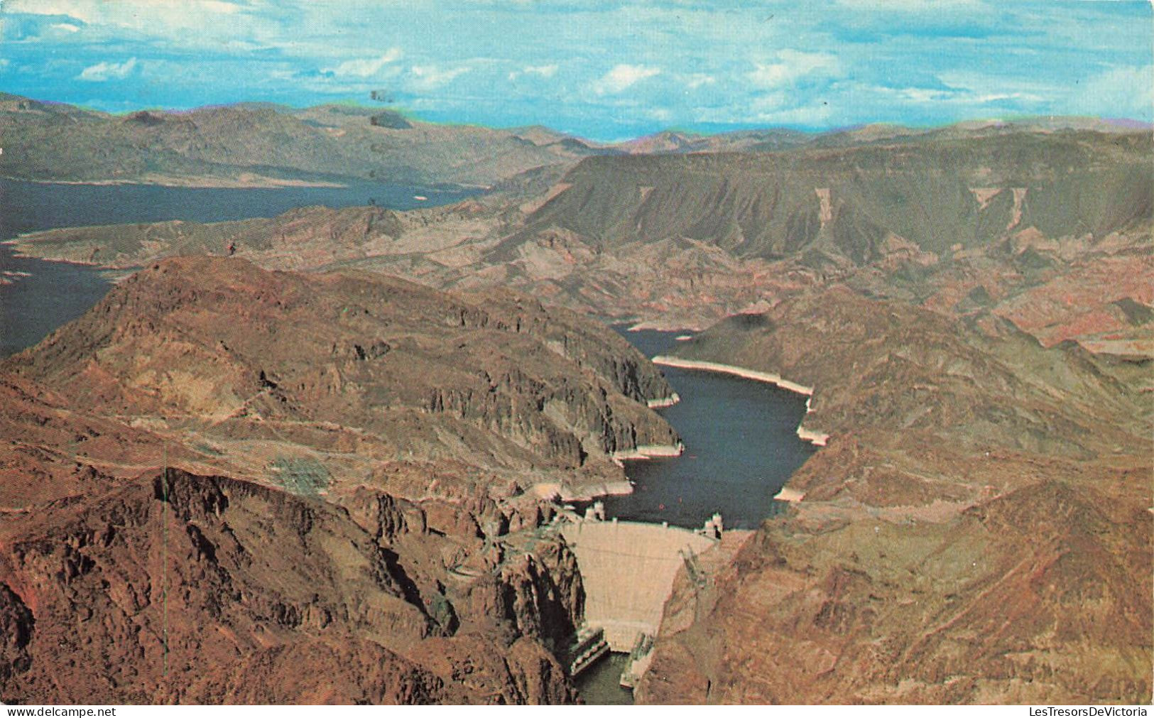 ETATS-UNIS - Hoover Dam And Lake Mead - Colorisé - Carte Postale - Otros & Sin Clasificación