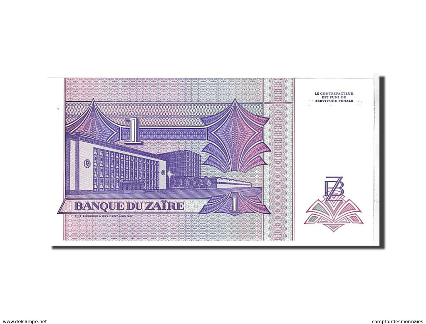 Billet, Zaïre, 1 Nouveau Zaïre, 1993, KM:52a, NEUF - Zaïre